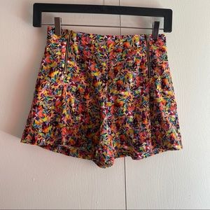 Top shop floral print shorts